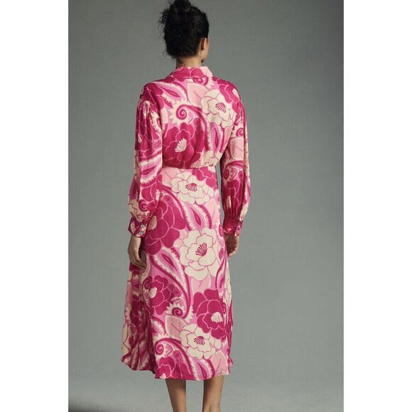 Anthropologie Farm Rio Tropical Groove Shirt Dress - Picture 4 of 8